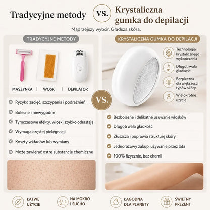 Bezbolesna kryształowa kostka do depilacji