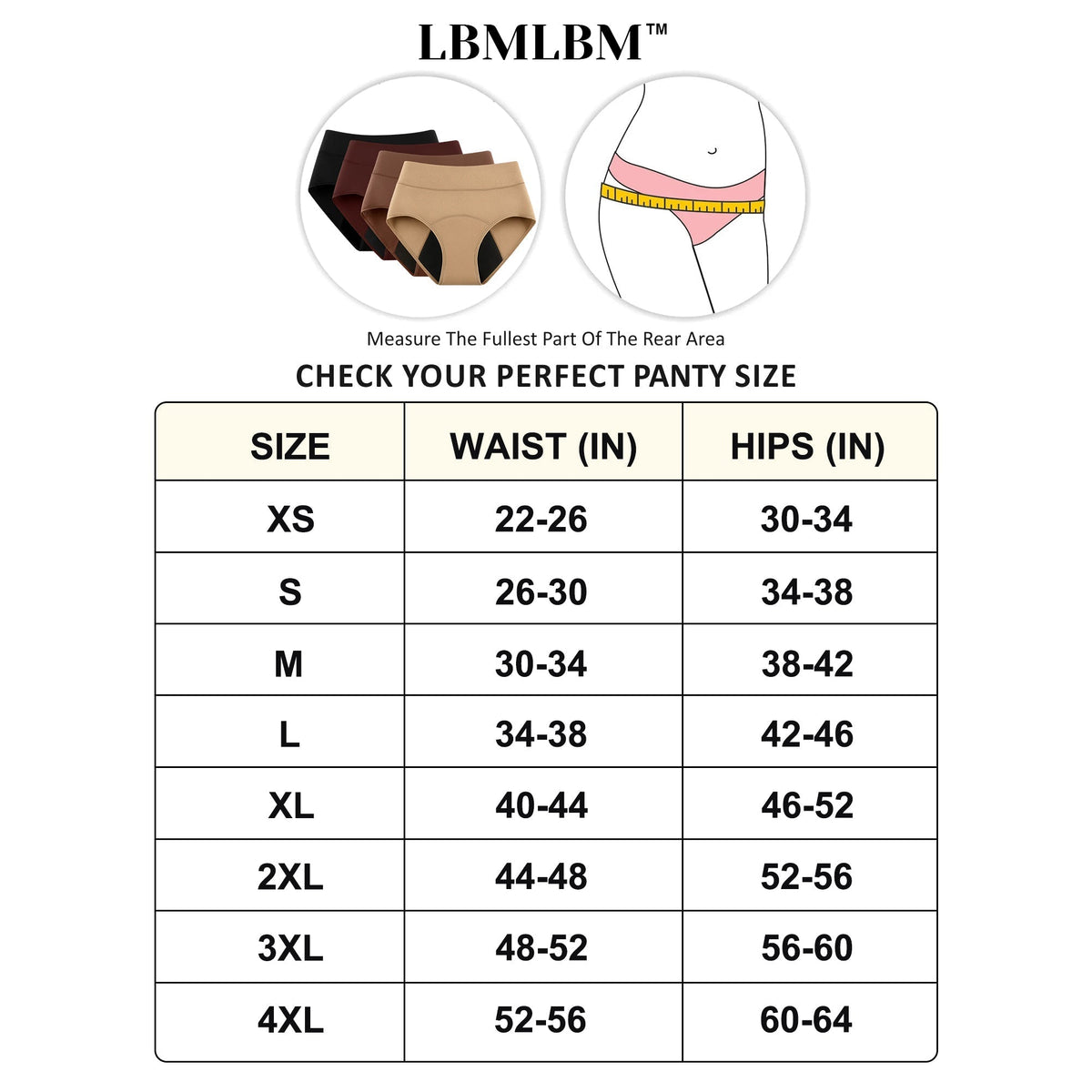 💖 Ostatni dzień 50% taniej | LBMLBM™ 100% bielizna ochronna przed przeciekaniem, 4-pak 🌸