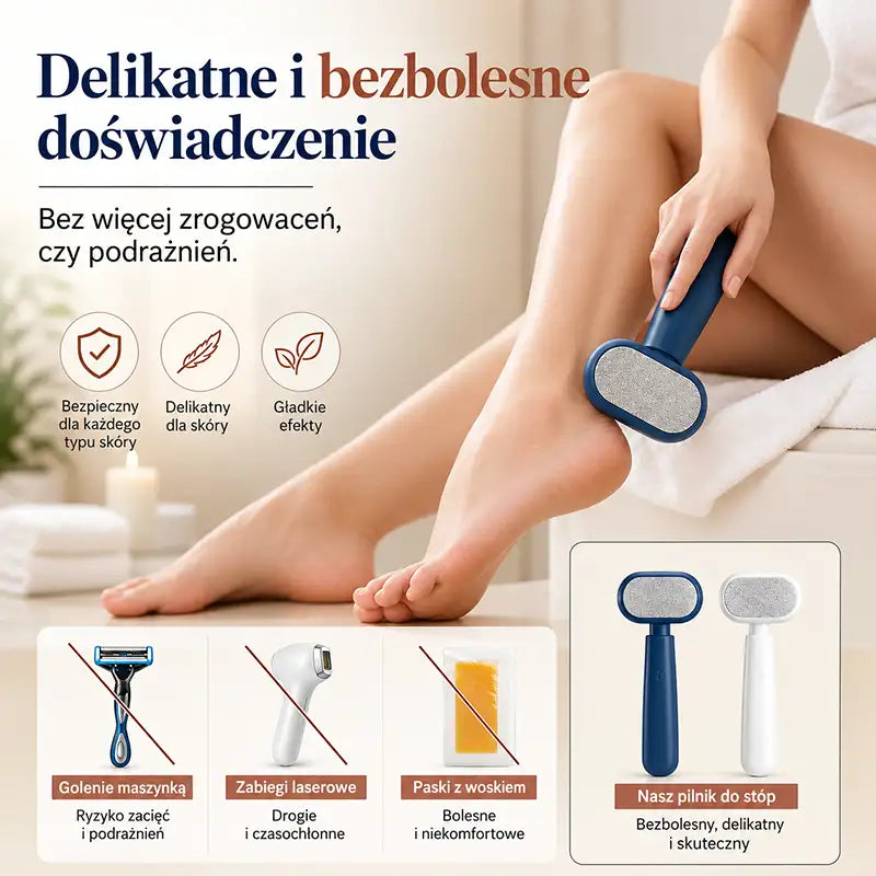 Tarka do pięt One-Pass do usuwania zrogowaceń