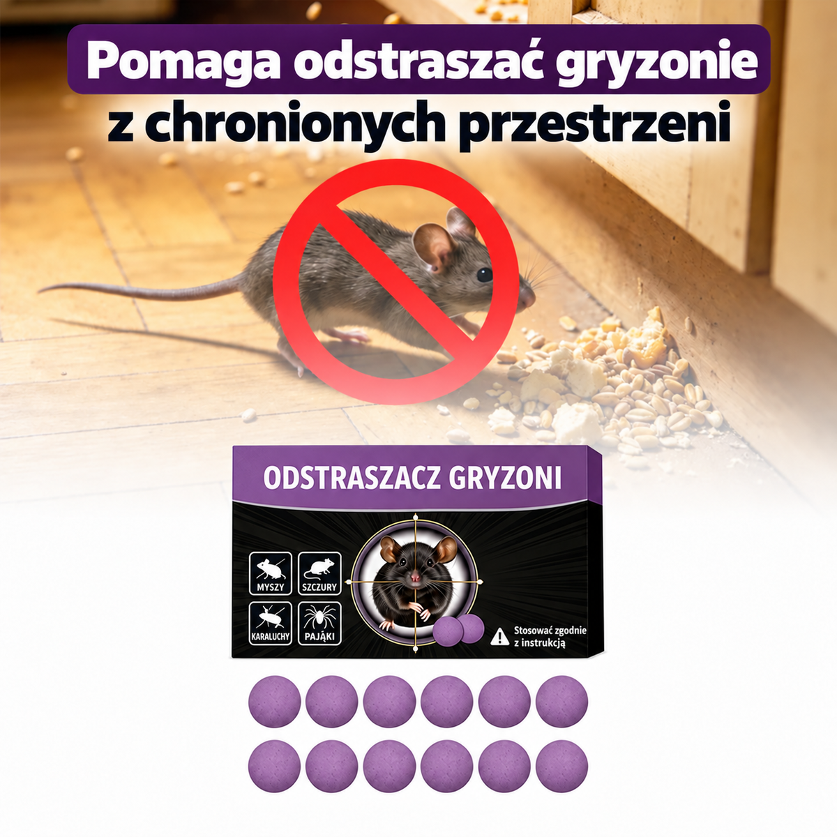 Naturalne pachnące krążki odstraszające – ochrona przed szkodnikami do domu, garażu i na zewnątrz