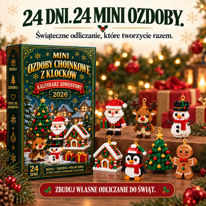 Kalendarz adwentowy z mini ozdobami choinkowymi – 31. zdjęcie